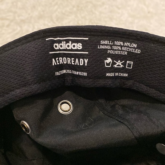 ❤️ Adidas Influence 3 Hat Black NWOT - Picture 4 of 5